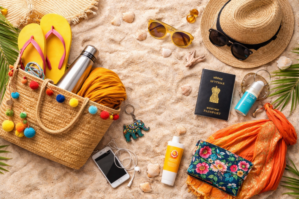Beach travel packing items India